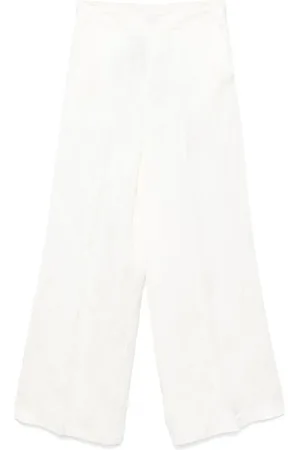 Twin-Set Wide Trousers, female, , Size: XS Trousers for Women
