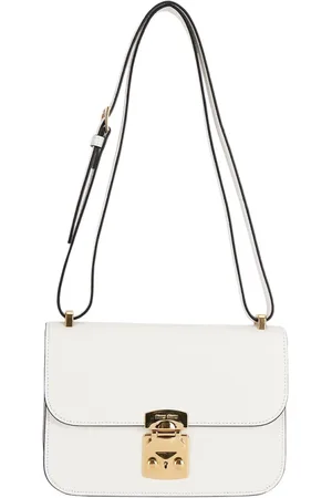 Miu Miu Handbags, female, , Size: ONE SIZE Leather Shoulder Bag with Flap