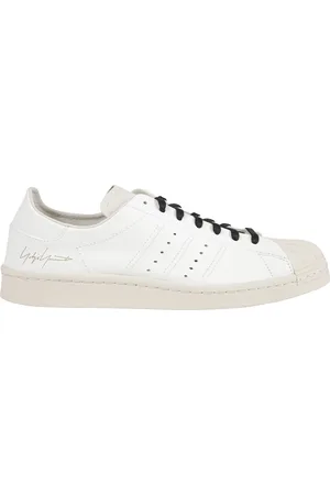 Y-3 Sneakers, male, , Size: 10 1/2 US Front Closure Perforated Superstar Sneakers