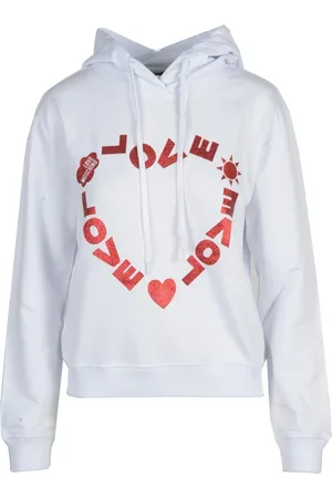 Moschino Hoodies, female, , Size: 2XS Cotton Elastane Sweatshirt