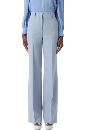 Liu Jo Wide Trousers, female, , Size: 2XS Elegant Blend of Polyester and Elastane