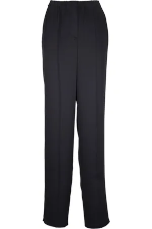 Giorgio Armani Straight Trousers, female, , Size: S Forest Trouser