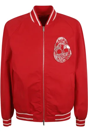 Alexander McQueen Bomber Jackets, male, , Size: M Oversized Bomber Coats