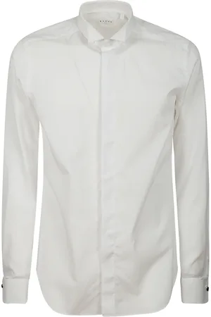 Xacus Formal Shirts, male, , Size: M Ceremony Long-Sleeved Cotton Shirt with Collar