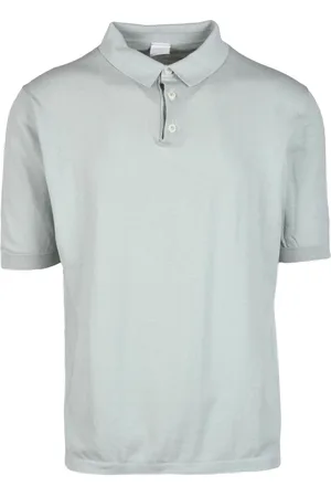 ELEVENTY Polo Shirts, male, , Size: 3XL Knit Polo Shirt 100% Cotton