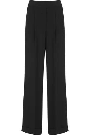PESERICO SIGN Straight Trousers, female, , Size: M Palazzo Trousers with Pockets