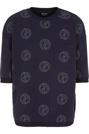 Giorgio Armani Sweatshirts, male, , Size: L Stylish Fbwf Sweatshirt