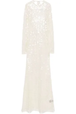 DAVID KOMA Gowns, female, , Size: 2XS Sequin Mesh Dress