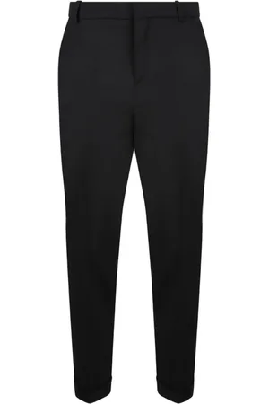 Balmain Slim-fit Trousers, male, , Size: XL Tapered Wool Trousers