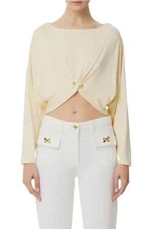 Elisabetta Franchi Blouses, female, , Size: M Stylish Model Women