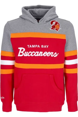 Mitchell & Ness Hoodies, male, , Size: M NFL Headcoach Hoodie Scarlet