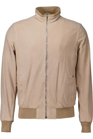 BARBA Bomber Jackets, male, , Size: 3XL Fox Leather Jacket