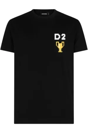 Dsquared2 T-Shirts, male, , Size: 3XL Logo Print T-Shirt