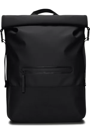 Rains Backpacks, male, , Size: ONE SIZE Rolltop Backpack with Chest Strap