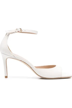 Stuart Weitzman High Heel Sandals, female, , Size: 7 1/2 US Sandals with Modern Square Toe