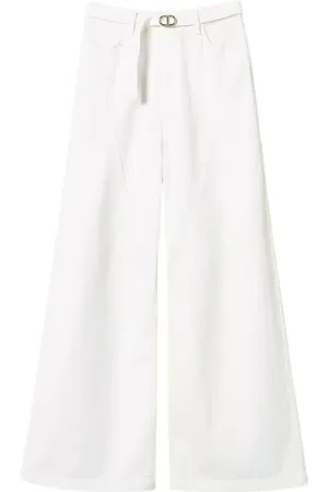Twin-Set Wide Trousers, female, , Size: W30 Wide Leg Bull Pants