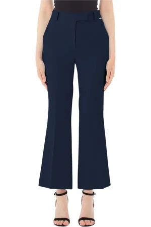 Liu Jo Wide Trousers, female, , Size: S Elegant Blend of Polyester and Elastane