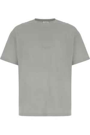 Saint Laurent T-Shirts, male, , Size: L Casual Cotton T-Shirt