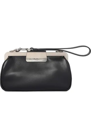 Max Mara Clutches, female, , Size: ONE SIZE Clasp Bag with Vintage Finish