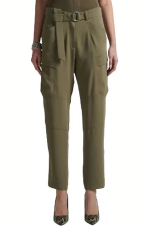 BARBARA BUI Slim-fit Trousers, female, , Size: L Luxury Khaki Pants Montpellier Coqueline Style
