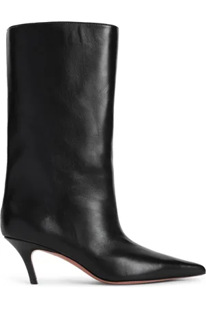 Amina Muaddi Heeled Boots, female, , Size: 7 US Ankle Boots for Women