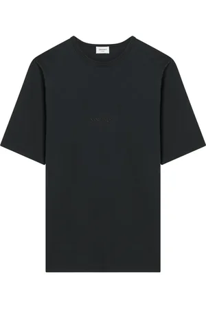 Saint Laurent T-Shirts, male, , Size: XL Short Sleeve Round Neck T-Shirt