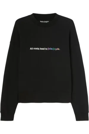 Palm Angels Sweatshirts, male, , Size: M Sweater All Roads Crewneck