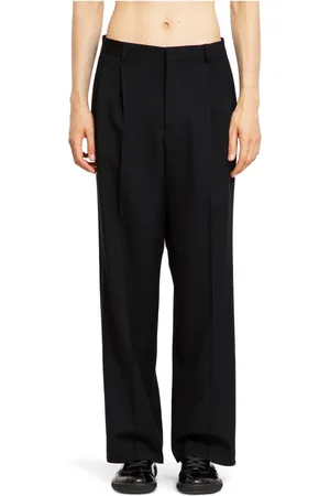 Sunflower Wide Trousers, male, , Size: XL Pleated Wool Trouser