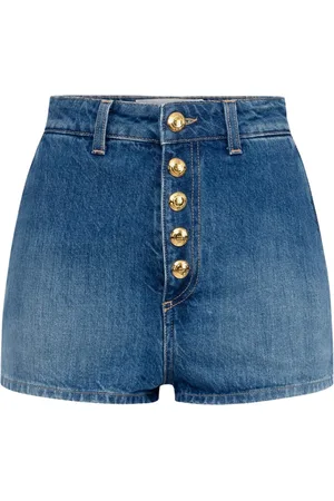 Elisabetta Franchi Denim Shorts, female, , Size: W28 Chic Shorts for Women