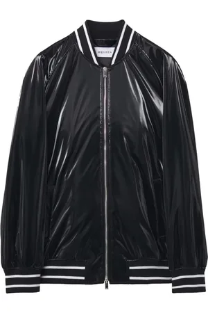Alexander McQueen Bomber Jackets, male, , Size: M Liquid Vinyl Bomber Jacket in