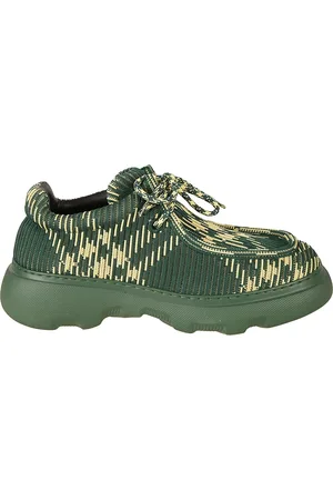 Burberry Sneakers, male, , Size: 7 US Stylish Lace-Up Sneakers