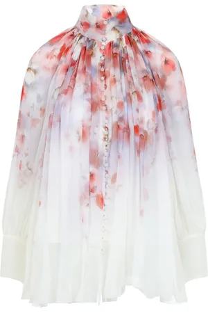 ZIMMERMANN Blouses, female, , Size: L Floral Crush Smock Blouse