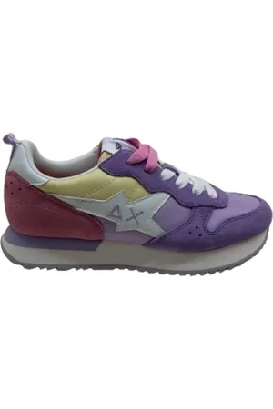 sun68 Sneakers, female, , Size: 10 US Lilac Sneakers with 4.5 cm Sole