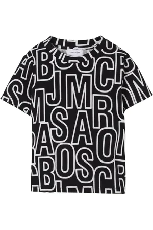 Marc Jacobs T-Shirts, unisex, , Size: 12 Y Alphabet Print Ribbed Tee Shirt