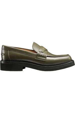 Dior Loafers, female, , Size: 4 1/2 US Leather Loafers Stylish Comfort