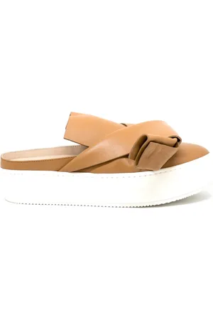 Nº21 Mules, female, , Size: 5 US Neutral Nude Lipstick Nappacolor