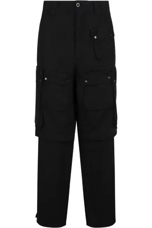 C.P. Company Straight Trousers, male, , Size: XL Cargo Trousers with Drawstring Adjustment