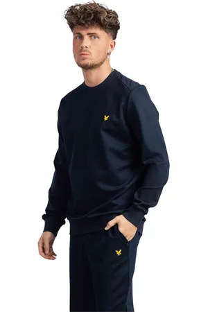 Lyle & Scott Sweatshirts, male, , Size: M Fly Fleece Sweater Dark