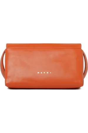 Marni Cross Body Bags, female, , Size: ONE SIZE Sunset Orange Small Prisma Shoulder Bag