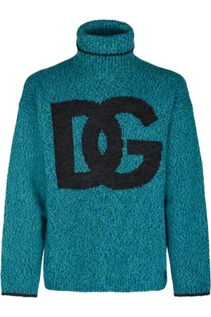Dolce & Gabbana Turtlenecks, male, , Size: L Sea Logo Jumper Sweaters