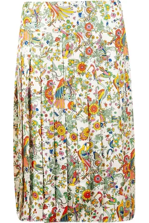 Tory Burch Midi Skirts, female, , Size: S New Ivory Skirt for Women