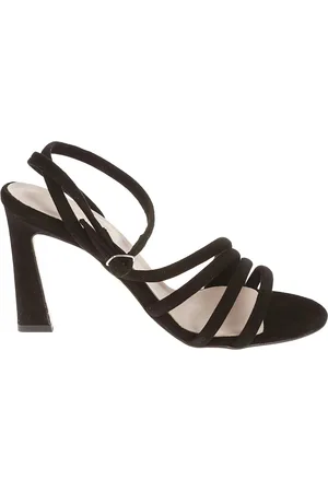 ANNA F. High Heel Sandals, female, , Size: 9 US Suede Sandal with Ankle Strap