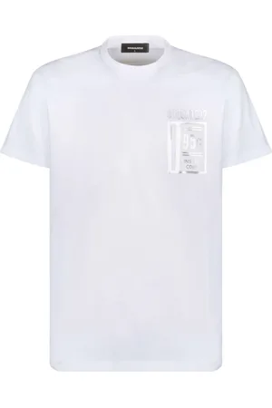 Dsquared2 T-Shirts, male, , Size: 3XL Logo Print T-Shirt