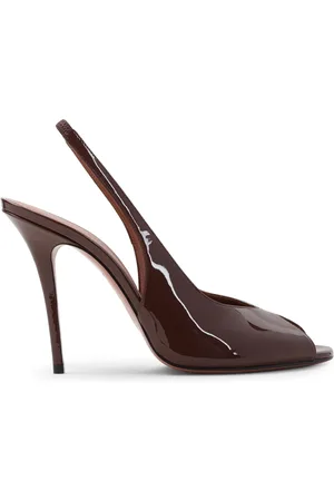 Amina Muaddi High Heel Sandals, female, , Size: 10 US Patent Leather Pumps