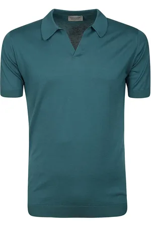 JOHN SMEDLEY Polo Shirts, male, , Size: M Skipper Collar Polo Shirt