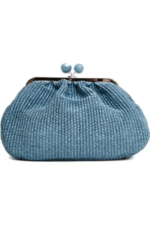 Max Mara Clutches, female, , Size: ONE SIZE Stylish Azzurro Clutch Bag