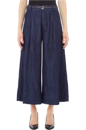 Liu Jo Wide Trousers, female, , Size: W30 Bermuda Flare Shorts