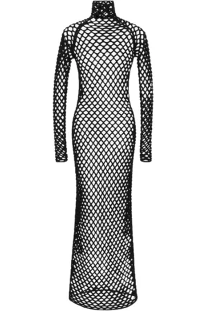 Alaïa Knitted Dresses, female, , Size: 2XS Mesh Tube Dress with 3D Design