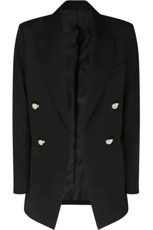 Lanvin Blazers, female, , Size: XS Wool Blazer Jewel Buttons