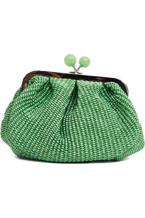 Max Mara Clutches, female, , Size: ONE SIZE Raffia Clutch Bag